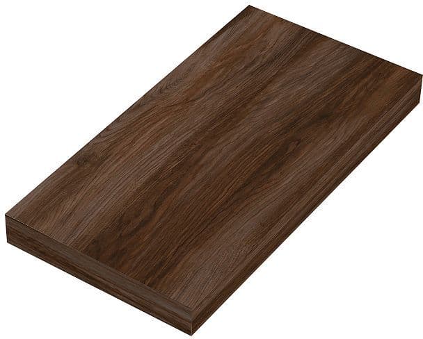 Wandtablet COFFEE 150X300X25MM tot 7KG notelaar Decor Fluweel