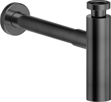 SIPHON DESIGN NOBILI 5/4" ROND GRAPHITE BROSSÉ