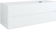 ONDERBOUW 2LADES+TABLET VOOR OPBOUWLAVABO RECHTS TENSO 140CM ZONDER KRAANGAT WIT