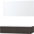 Meubel puro duo wenge 140 1 lade Solid opbouw spiegel