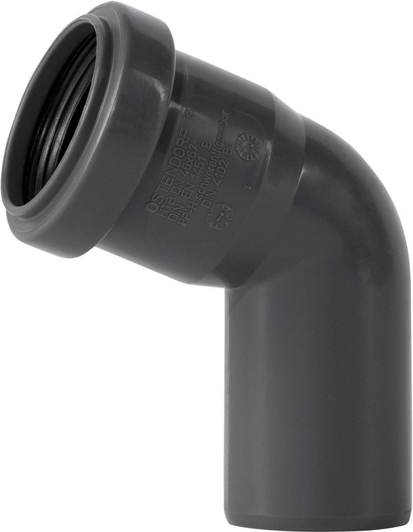 Elleboog 67° Mf 40MM Pp HT-Safe Ostendorf