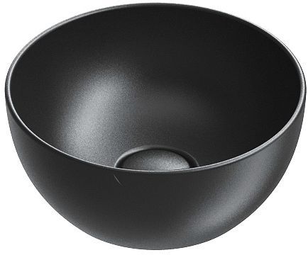 OPBOUWLAVABO SFERA CATALANO CATAGLAZE+ DIAMETER 32 H14 ZONDER OVERLOOP MAT ZWART
