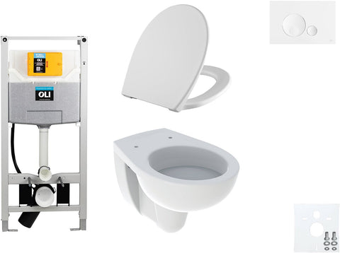 WALLFIX OLI HANGWC BASTIA D600 SOFTCLOSE + LIFT-OFF  GLOBE WIT