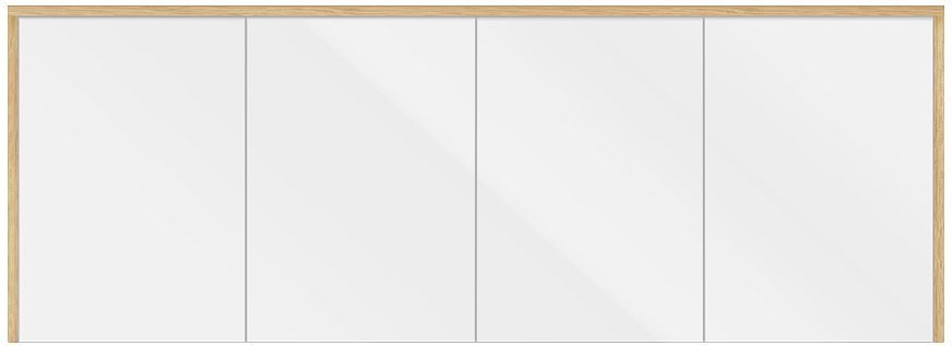 Spiegelkast combo massif/molto/craft 4 deuren 180CM eik