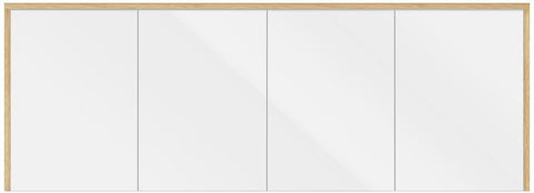 Spiegelkast combo massif/molto/craft 4 deuren 180CM eik