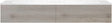 SOUS MEUBLE COFFEE 2 TIROIRS 180 CHENE ARGENT +DOUBLE LAVABO EN MARBRE SYNTHETIQUE BLANC MAT