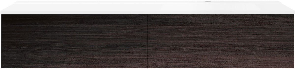 ONDERBOUW COFFEE 2 LADES 160 EIK DECOR MOKKA+WASTAFEL RECHTS WIT