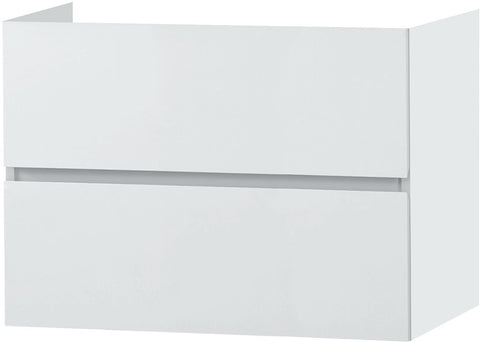 Onderbouw Molto 2 laden 80 poederwit, badkamermeubelen — SKU DESCO-160340