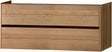 SOUS MEUBLE COMBO MASSIF/MOLTO 2 TIROIRS 140CM CHENE