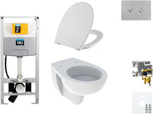 WALLFIX OLI HANGWC BASTIA D600 SOFTCLOSE + LIFT-OFF  BLINK INOX