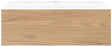 Onderbouw COFFEE 1 lade 90 eik klassiek+wastafel porselein wit