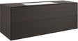 Onderbouw 2 lades+onderbouwlavabo centraal tenso 140CM +kraangat wenge