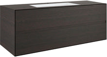 Onderbouw 2 lades+onderbouwlavabo centraal tenso 140CM +kraangat wenge