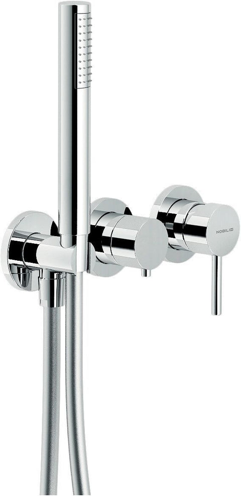 Afwerkset 3GATS mengkraan bad/douche muur live/velis nobili chroom