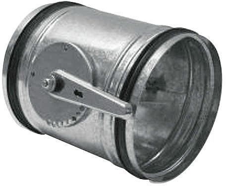 Spiral-d galva regelklep voor ventilatie 150MM