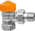 Thermostatische radiatorkraan Eclipse Heimeier 3/8"-3/8" haaks