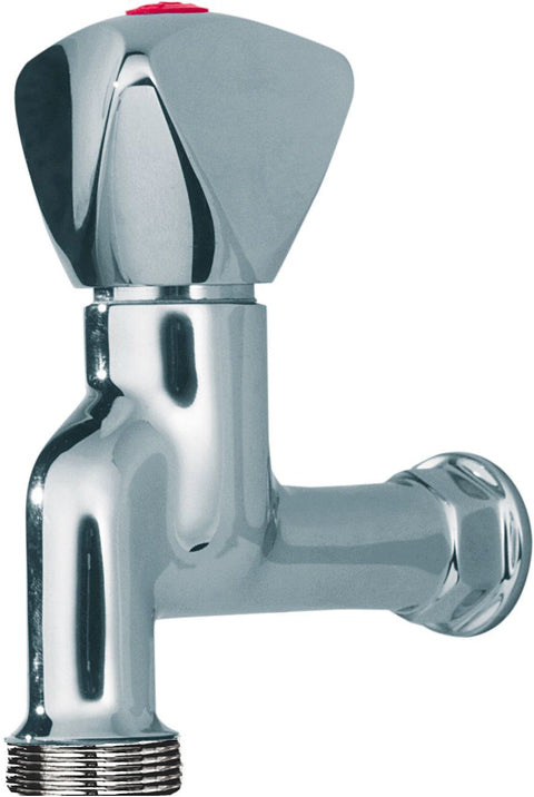 Dubbel dienstkraan trio rvb 1/2"WW chroom