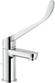 1GREEP Mengkraan lavabo abc nobili lange hendel +automatische sluiting chroom