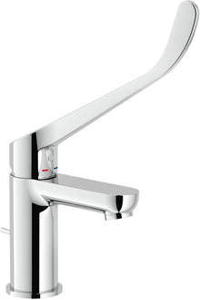 1GREEP Mengkraan lavabo abc nobili lange hendel +automatische sluiting chroom