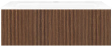 Onderbouw COFFEE 1 lade 90 notelaar smartline+wastafel porselein wit