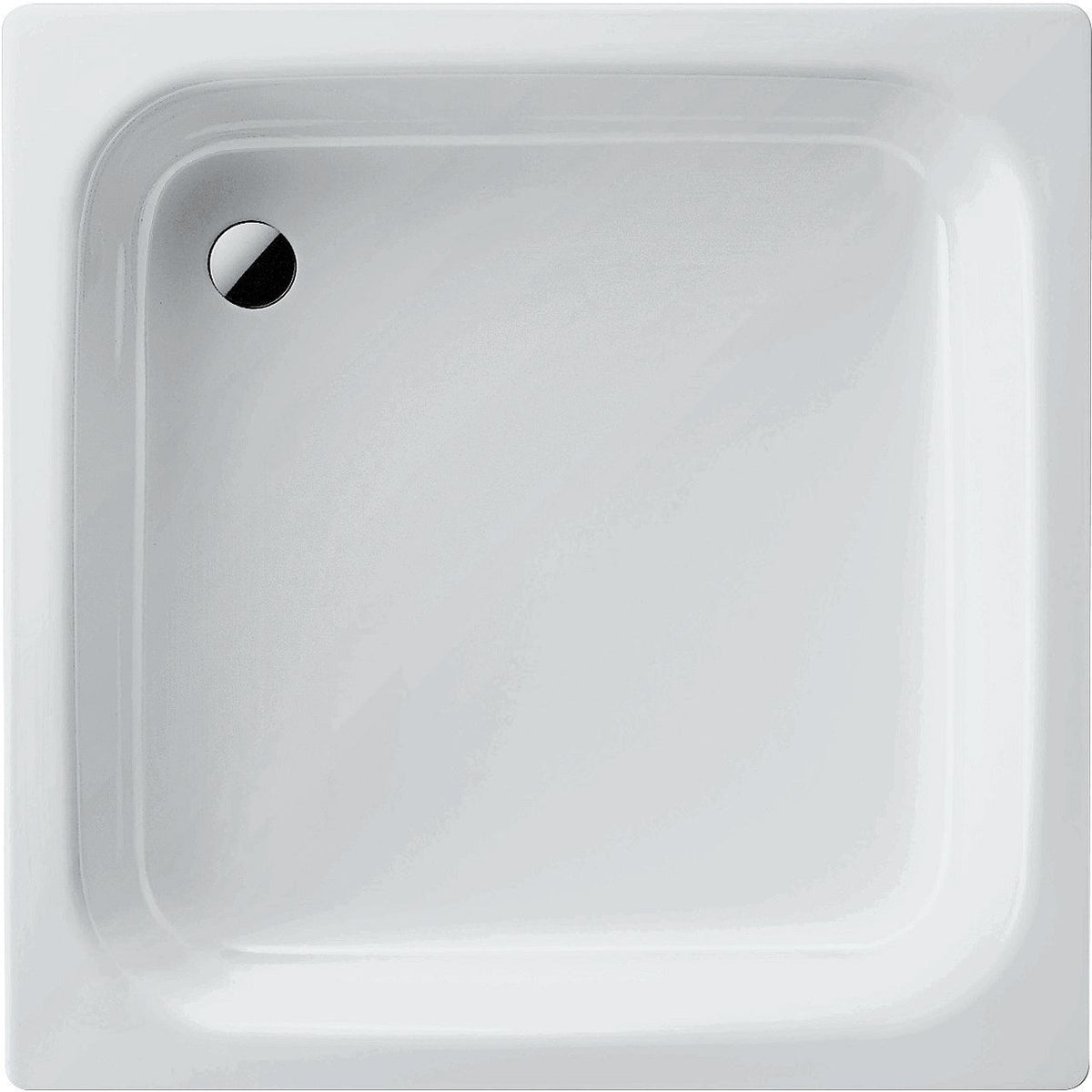 Tub plaatstaal sanidusch kaldewei antislip 80-80-14CM wit