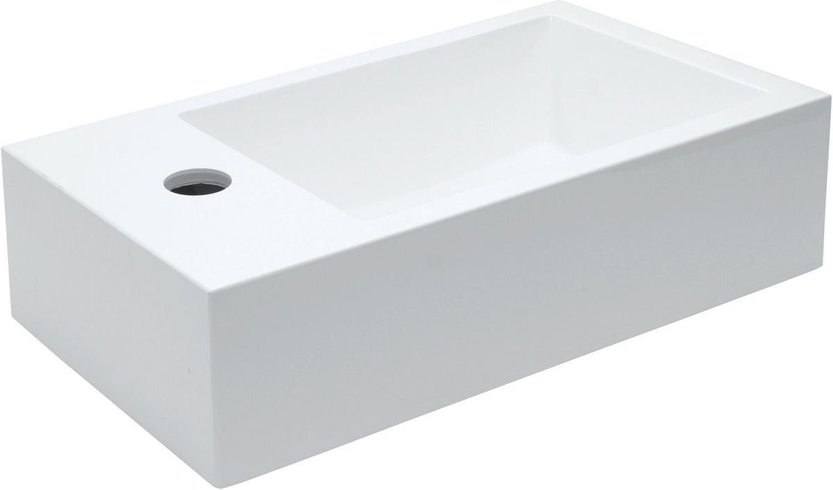 HANDENWASSER NEWFORM 40-22CM +KRAANGAT LINKS WIT
