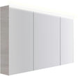 Spiegelkast COFFEE 3 deuren 1400MM 4250K eik Decor Zilver