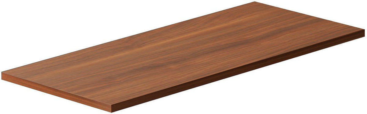 Tablet voor opbouw lavabo Molto 120X50CM notelaar