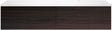 SOUS MEUBLE COFFEE 2 TIROIRS 140 CHENE DECOR MOKKA+LAVABO DROITE BLANC