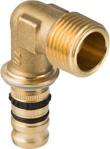 Elleboog 20MM-3/4"M Mepla Geberit