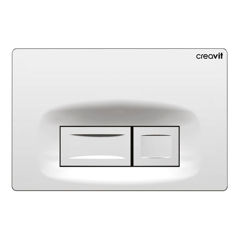 Creavit Ore wc-bedieningspaneel 2-spoeltechniek mat - Zwart, bedieningsplaten — SKU MB-15628-18706, EAN 8698531133704