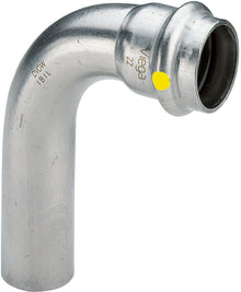 Elleboog 90°MF 22MM sanpress inox gas Viega