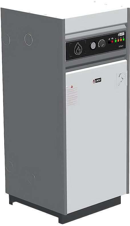 Elektrische vloerketel + SWW e-tech S 160 mono ACV ERP CV d/erp SWW d/tapprofiel L