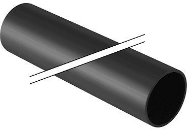 Pe afvoerbuis PN4 Geberit 5M per lengte 315MM