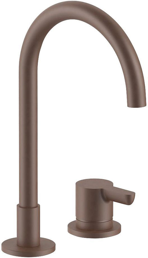 2 Gats mengkraan lavabo icona classic fantini zonder sluiting 160MM mat Copper pvd