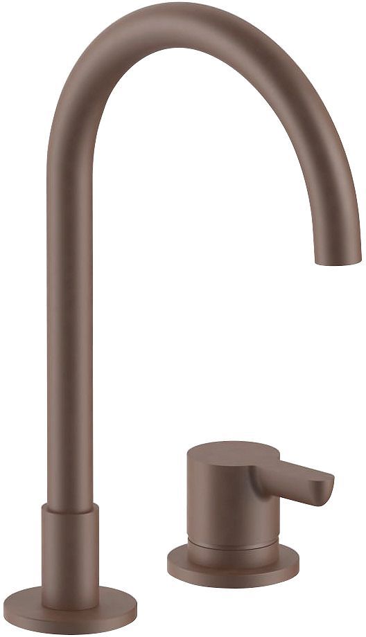 2 Gats mengkraan lavabo icona classic fantini zonder sluiting 160MM mat Copper pvd