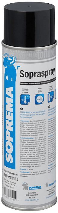 Bitumenspray sopraspray (2-3,5M²) spuitbus 500ML