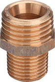 Bronzen reductie nippel 4/4"-3/4"MM Viega