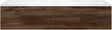 Onderbouw COFFEE 2 lades 140 duo notelaar Fluweel +dubbele wastafel kunstmarmer wit