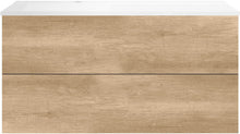 ONDERBOUW COFFEE 2 LADES 120 EIKEN DECOR KASJMIER+WASTAFEL LINKS MAT WIT