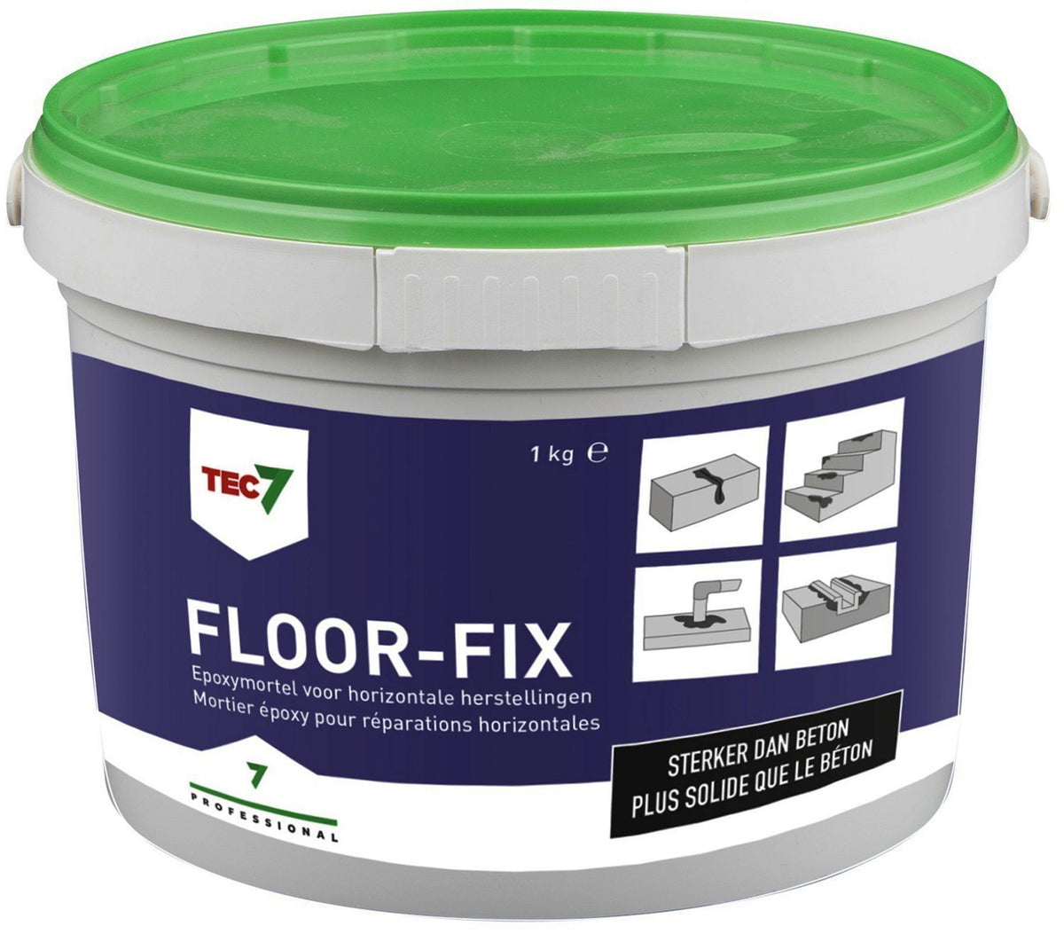 Waterdicht epoxymortel FLOOR7 1KG