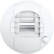 AFZUIGVENTIEL ZELFREGELEND D.HYGRODETECTIE ALIZE S&P VENT.TYPE C-HYGRO VOOR KEUKEN 75M³/H 125MM WIT