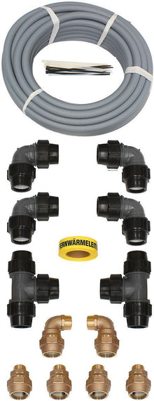 Installatieset pour WP VWL S 14/17KW 40MM (DN32) Vaillant (tot 10M enkel)