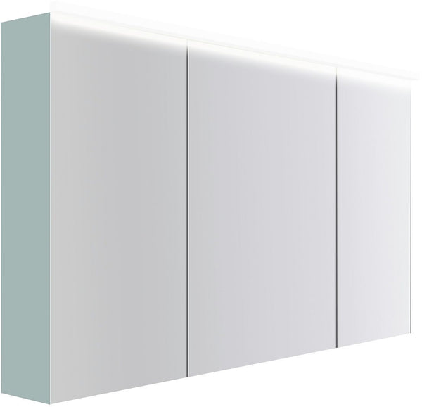 SPIEGELKAST COFFEE 3 DEUREN 1400MM 4250K IJSBLAUW ZACHT MAT