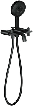 2GREEP MENGKRAAN V.STAANDE ZUIL LIRA NOBILI SPRONG 183MM MAT ZWART