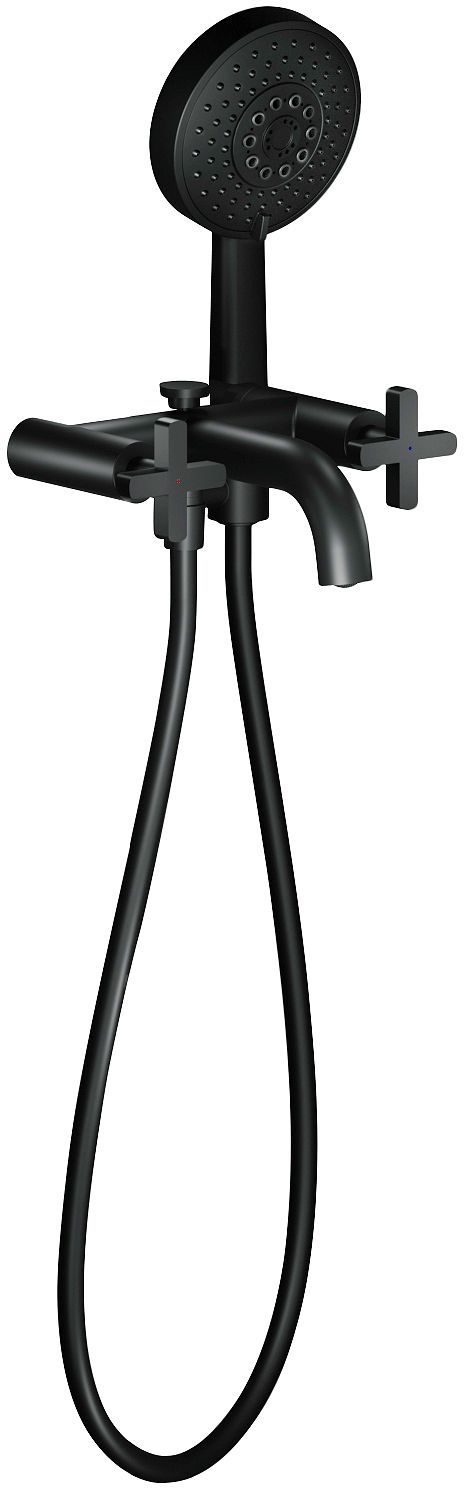 2GREEP MENGKRAAN V.STAANDE ZUIL LIRA NOBILI SPRONG 183MM MAT ZWART