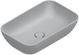 Opbouwlavabo Green catalano cataglaze+ 60X38 H15 zonder overloop cemento satinato