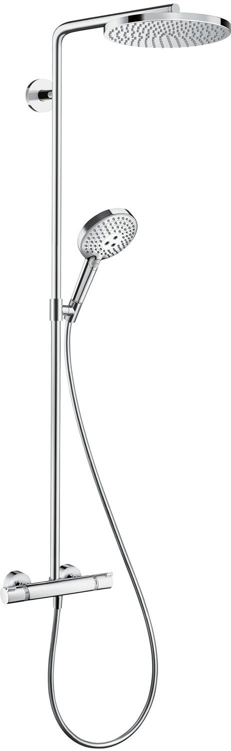 Douchezuil+thermostaat Raindance Select S240 jet powderrain chroom