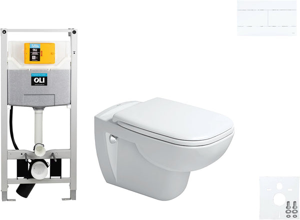 WALLFIX OLI HANGWC D-CODE DURAVIT CODE SOFT-CLOSE SLIM WIT