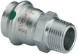 Puntstuk 28MM 4/4"M sanpress inox Viega